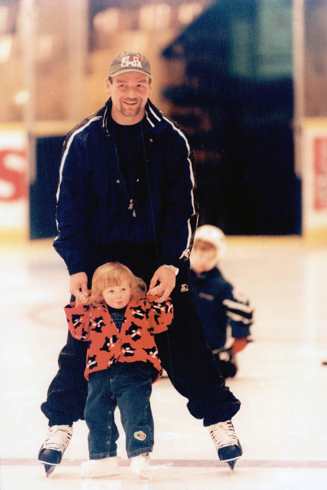 Wendel Clark and Daughter Kylie, 4 – All Items – Digital Archive : Toronto  Public Library