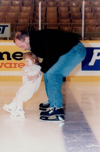 Wendel Clark and Daughter Kylie, 4