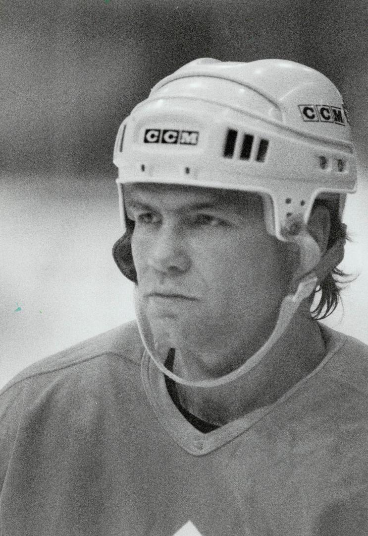 Masterton Candidate: Wendel Clark, talking with Peter Zezel, was selected  for his perserverance in overcoming injury and his dedication to hockey –  All Items – Digital Archive : Toronto Public Library