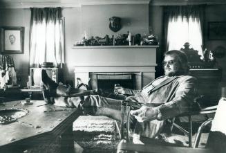 Singer David Clayton Thomas, in his home in Thornhill, Ont