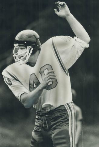 Jim Corrigall, defensive tackle from Barrie, is the only sure first-stringer in Argonauts' camp, although he insists he has a lot of tough competition(...)