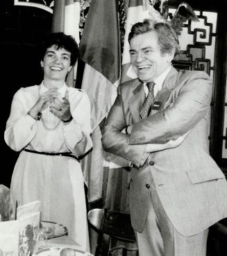 Sheila Copps with John Munro
