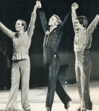Toller Cranston (centre) last night proved himself the most individual and most dance-oriented figure Star dance critic William Littler has ever seen.(...)
