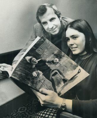 Teaming up for the basics. The Star's ski columnist Judy Crawford and ski writer Len Coates look pleased over instructional book, Ski Basics, on which(...)