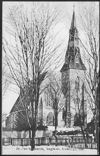 St. Paul's Church, Anglican, Uxbridge, Ontario