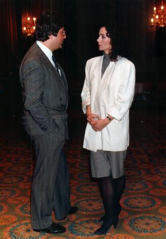 Jennifer Dale with Garth Drabinsky