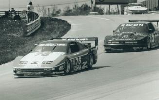 Making Haste: Jeremy Dale of Toronto, leading an Olds Cutlass, Wins the Nissan Grand Prix IMSA GTS race last weekend at Mosport after a bumping incident