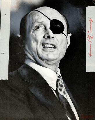 Moshe Dayan, who has agreed to accept post of foreign minister if Menahem Begin forms Israeli cabinet, is regarded as a dove. Naming him would take th(...)