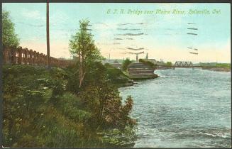 G.T.R. Bridge over Moira River, Belleville, Ontario