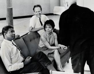 Ossie Davis, Ruby Dee, producer Paul Almond