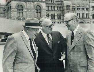 Since my term as mayor, says MPP Philip Givens (centre), who was chief magistrate 1963-66, the confidence between the province and the city has totall(...)