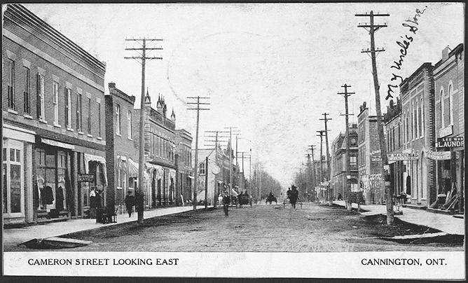 Cameron Street looking east, Cannington, Ontario