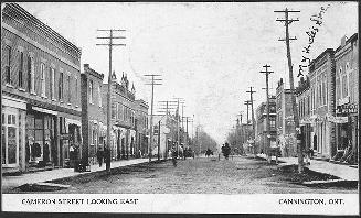 Cameron Street looking east, Cannington, Ontario
