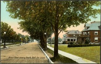 Brent Road looking South, Galt, Ontario, Canada