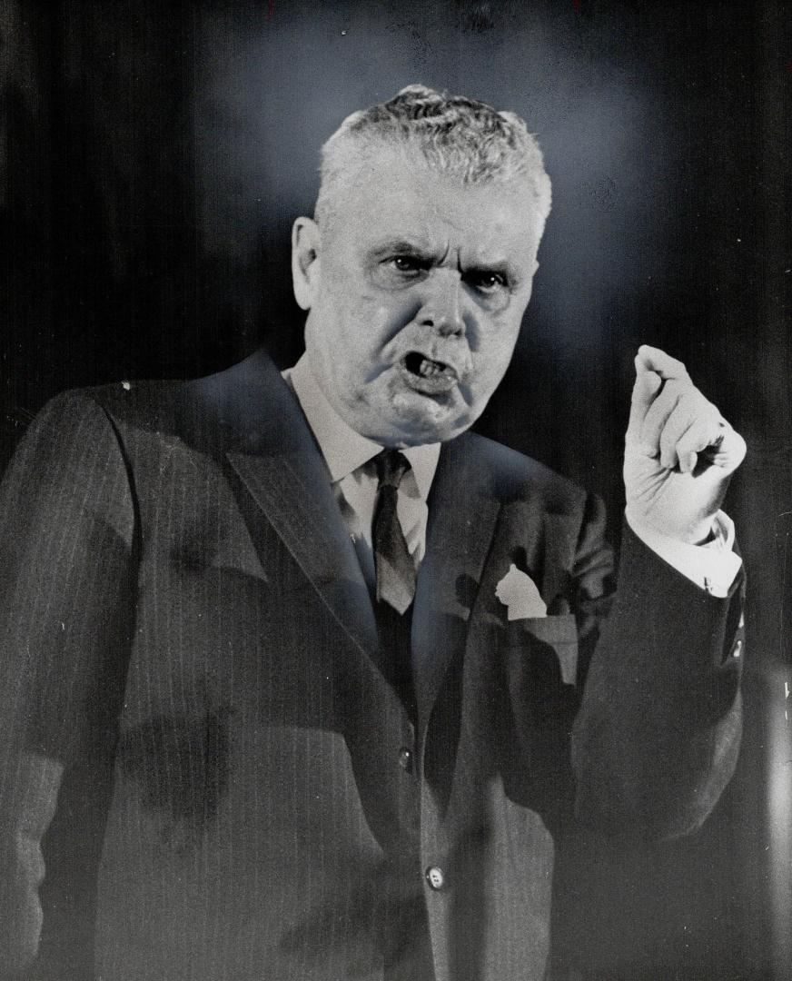 John Diefenbaker. Nationalist warning