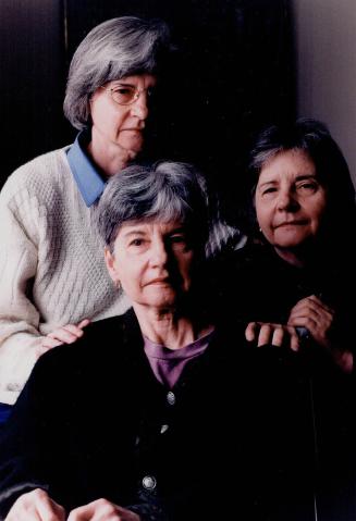 Yvonne (back), Annette (Front Left) and Cecile