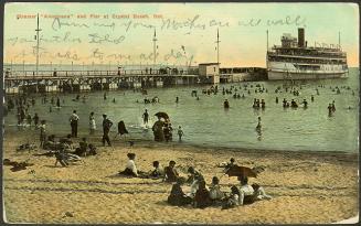 Steamer ''Americana'' and Pier at Crystal Beach, Ontario