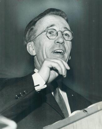 NDP's Tommy Douglas. His 700 crowd was the biggest