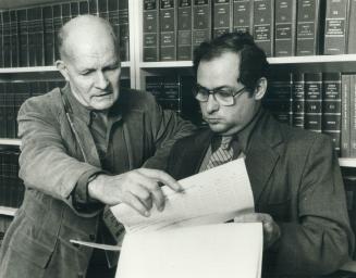 Ross Downson (left) and Lawyer Harry Kopyto