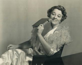 Ruth Draper. As she appears in her Character Sketch The Italian Lesson