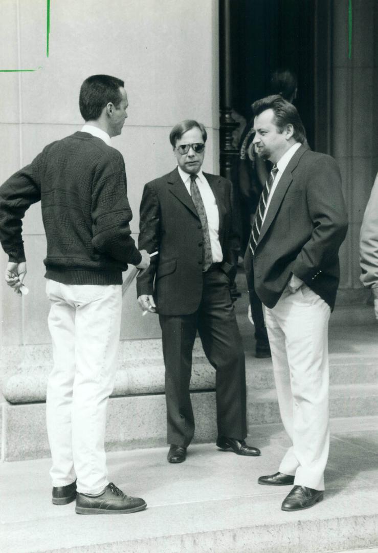 Wolfgang Droege (R), Gary Schipper, Kenneth Bariter (L)