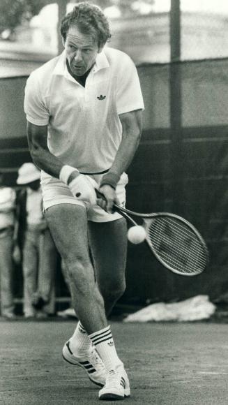 Qualifies for final: Cliff Drysdale dispatched Mark Cox to qualify for the final against either Rod Laver or Owen Davidson