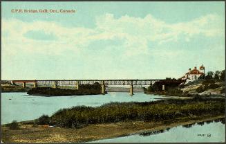 C.P.R. Bridge, Galt, Ontario, Canada