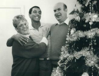 Rob Ducey with parents Ed and Anita Heather