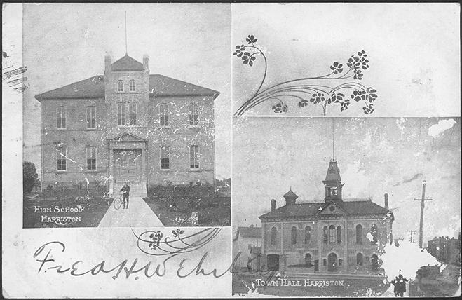 High School, Harriston / Town Hall, Harriston