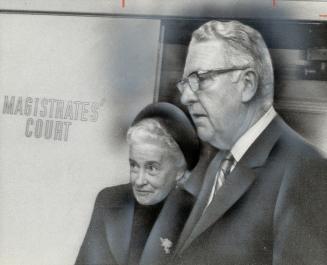 Mr. and Mrs. George Clinton Duke. Hearing gets conflicting testimony about his activities