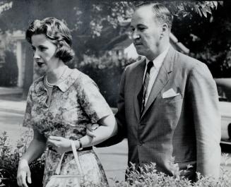 Edward Dunlop with wife on campaign trail