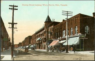 Dunlop Street looking West, Barrie, Ontario, Canada