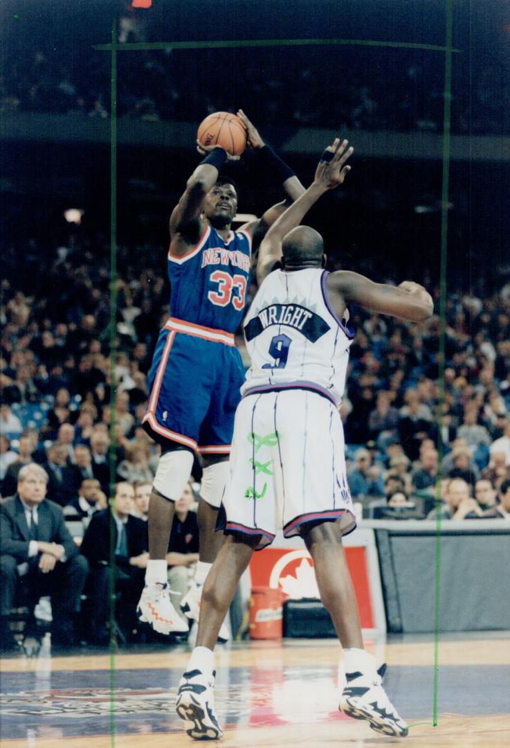 Patrick Ewing and Sharone Wright