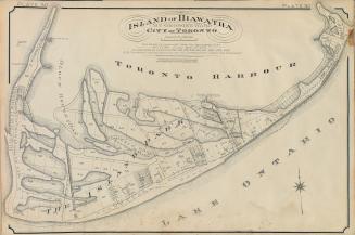 [Plate 30] Toronto Island Map: Atlas of the city of Toronto and vicinity from special survey founded on registered plans and showing all building and lot numbers.