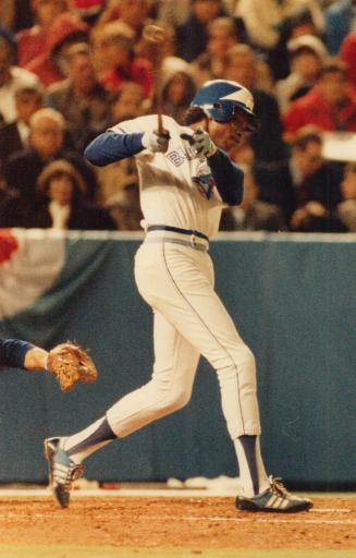 Clutch Tony: Sweet fielding Tony Fernandez had a big game last night with two hits and two RBI's to pace the Blue Jays to a win in the opener of their American League championship