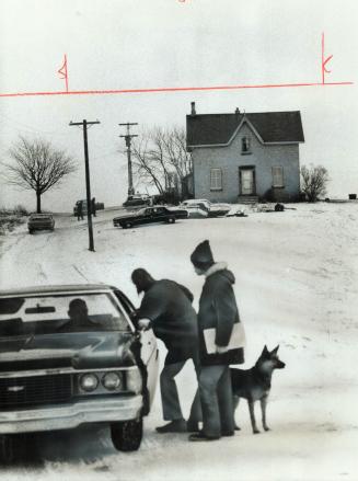 The isolated farmhouse where the four Field children were held hostage for 23 hours was searched for clues yesterday after three of the children were (...)