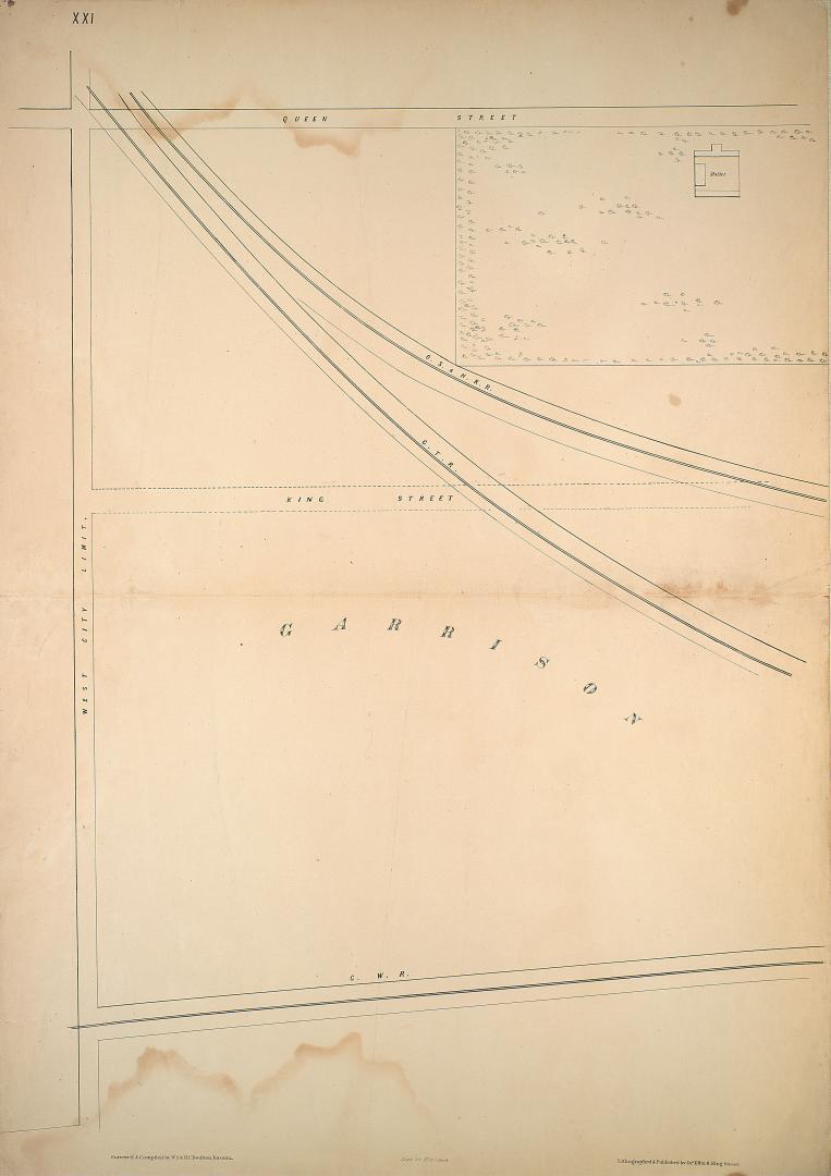 [Plate 21] Atlas of the city of Toronto and vicinity.