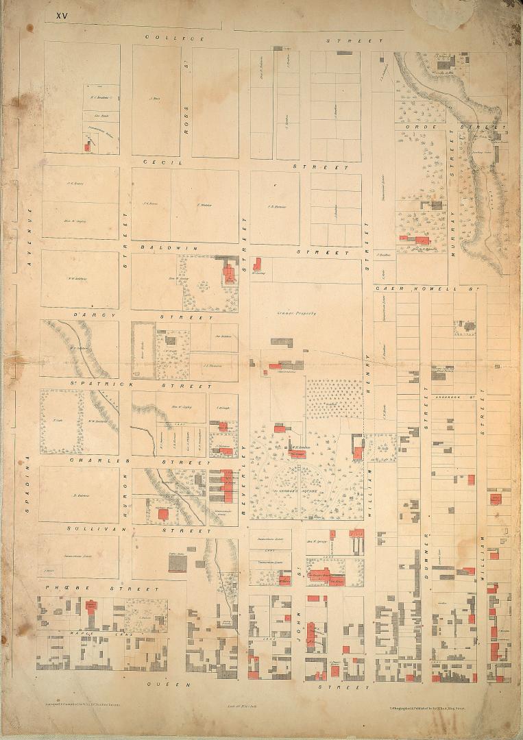 [Plate 15] Atlas of the city of Toronto and vicinity.