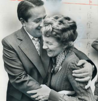 Re-Elected mayor of Etobicoke after a campaign that was often and personal, Dennis Flynn gets a victory hug from his wife, Margaret. was worried earli(...)