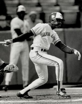 Welecome back, Tony: In his first at bat since his cheekbone was fractured on April 7, Jays' Tony Fernandez delivered a double in the first inning against the A's last night