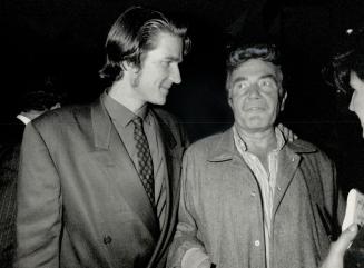 Orphans at home: The Orphans party was the place to be Friday night, with Albert Finney chatting to lanky co-star Matthew Modine, and (below right) Norman Mailer spreading bonhomie