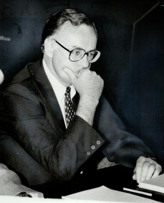 Robert White: Canadian director of United Auto Workers (above) was less sanguine than Bill Fisher, (left) personnel director of Chrysler Canada, about early contract talks begun yesterday