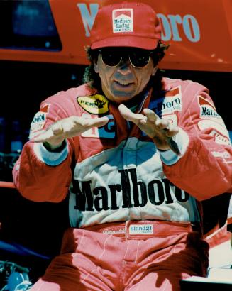 Win drought: Emerson Fittipaldi has had his problems this year - he's still looking for his first win - but he manages to maintain his laid-back approach to life