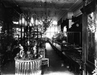 Interior of store (possibly Birks)