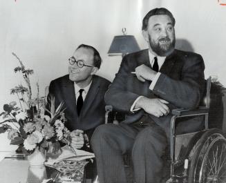 Flanders (right) and Swann prefer theatre to TV