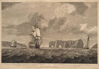 A View of the Pierced Island (Percé, Québec, circa 1758)