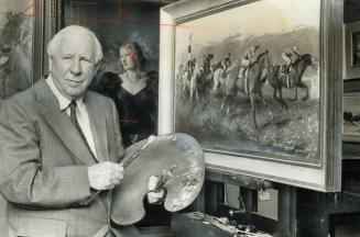 Distinguised Canadian artist Kenneth Forbes, 81, is still painting in his Willowdale studio