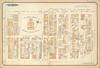 [Plate 13] Atlas of the city of Toronto and vicinity from special survey founded on registered plans and showing all building and lot numbers.