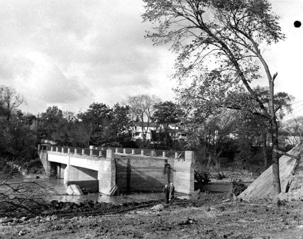 Bridge possibly damaged by Hurricane Hazel