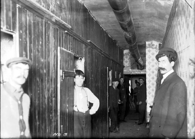 Slum interior, occupied, 161 York Street
